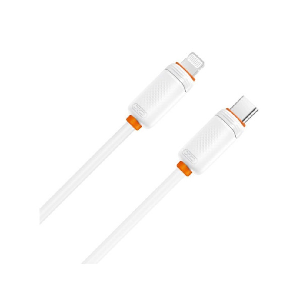 Дата кабель USB-C to Lightning 1.0m 27W white XO (XO-CB-300CL-WH)