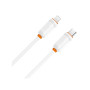Дата кабель USB-C to Lightning 1.0m 27W white XO (XO-CB-300CL-WH)