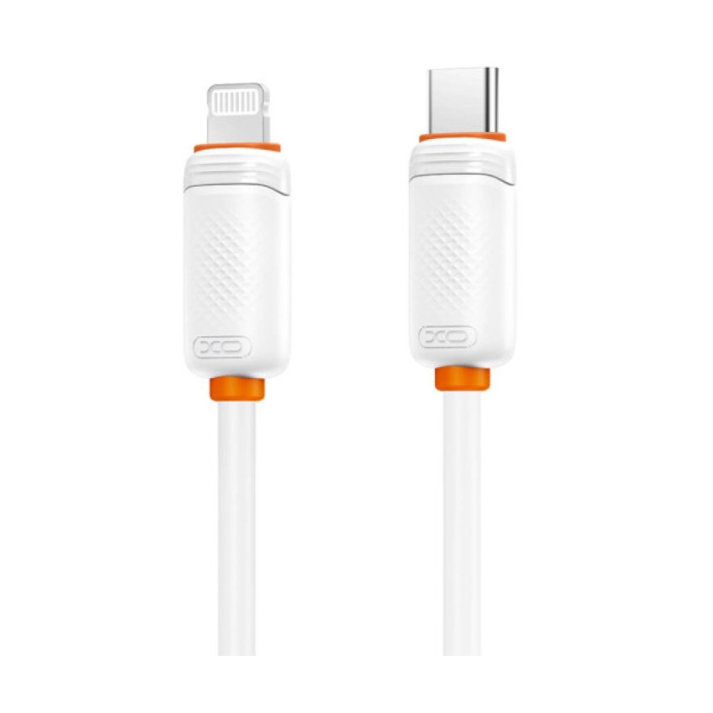 Дата кабель USB-C to Lightning 1.0m 27W white XO (XO-CB-300CL-WH)
