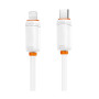 Дата кабель USB-C to Lightning 1.0m 27W white XO (XO-CB-300CL-WH)