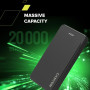 Батарея універсальна Canyon OnPower 200 20000mAh, 5В/2А, Black (CNS-CPB200B)