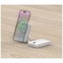 Батарея універсальна Atria 10000mAh, PD/20W, 15W Wireless MagSafe, White (WPD-W57)