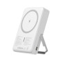 Батарея універсальна Atria 10000mAh, PD/20W, 15W Wireless MagSafe, White (WPD-W57)