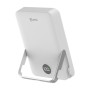 Батарея універсальна Atria 10000mAh, PD/20W, 15W Wireless MagSafe, White (WPD-W57)