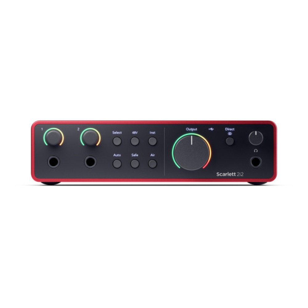 Аудіоінтерфейс Focusrite Комплект для звукозапису: аудіоінтерфейс Scarlett 2i2, мікрофон CM25 MkIII, навушники SH-450 (234620)