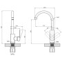 Змішувач Agua Merida-C030 (CV035429) Змішувач Agua Merida-C030 (CV035429)