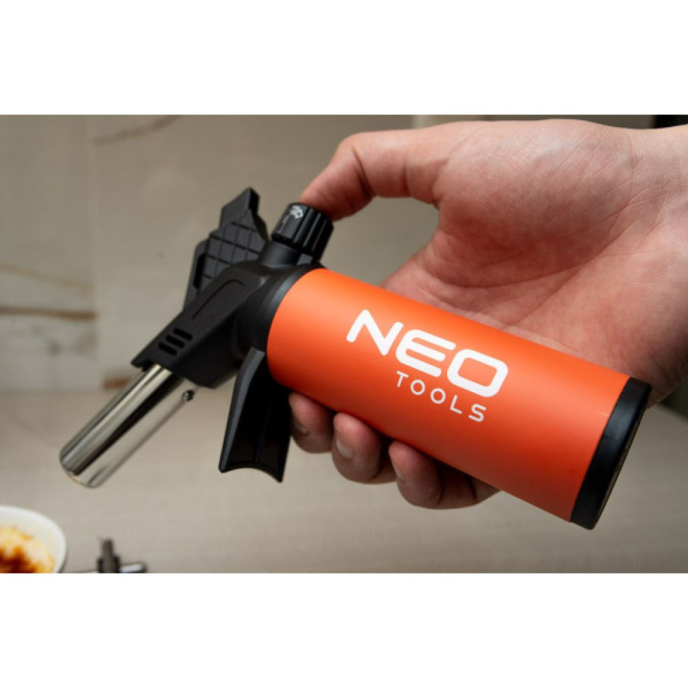 Паяльник газовий Neo Tools 1200°C паливо 12.6гр п’єзозапалювання