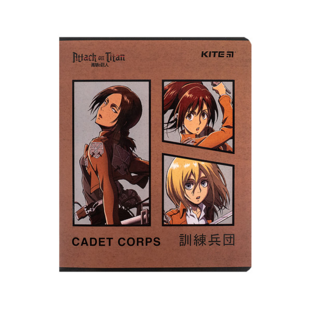 Зошит Kite Attack on Titan, 24 аркуші, лінія (AT24-239)
