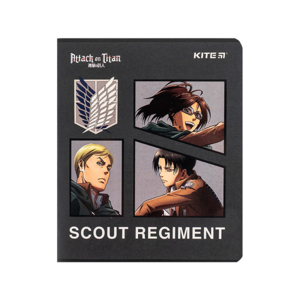 Зошит Kite Attack on Titan, 24 аркуші, лінія (AT24-239)