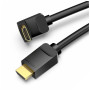 Кабель мультимедійний HDMI M to HDMI M 1.0m 90° corner black Vention (AAQBF)