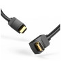Кабель мультимедійний HDMI M to HDMI M 1.0m 90° corner black Vention (AAQBF)