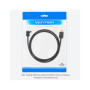 Кабель мультимедійний HDMI M to HDMI M 1.0m 90° corner black Vention (AAQBF)