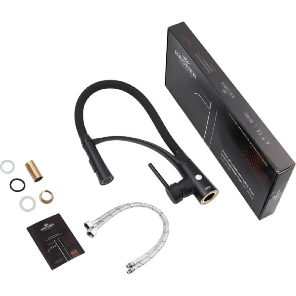 Змішувач Kroner Ersel-SCH03393BLK (CV033799)