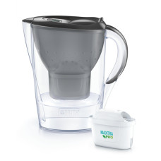 Фільтр-глечик Brita Marella Memo MXPro 2.4л (1.4л очищеної води) з картриджем графіт