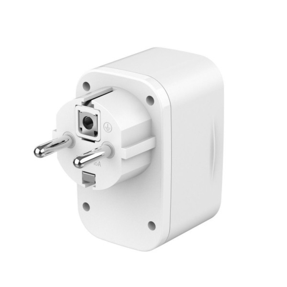 Зарядний пристрій Gembird 1xUSB-C PD20W + 1xUSB QC3.0 + Schuko white (TA-ACPDQC20-01-W)