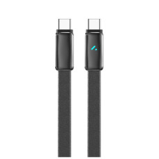 Дата кабель USB-C to USB-C 1.0m 5A 100W ultra-thin black ColorWay (CW-CBPDCC100-BK)