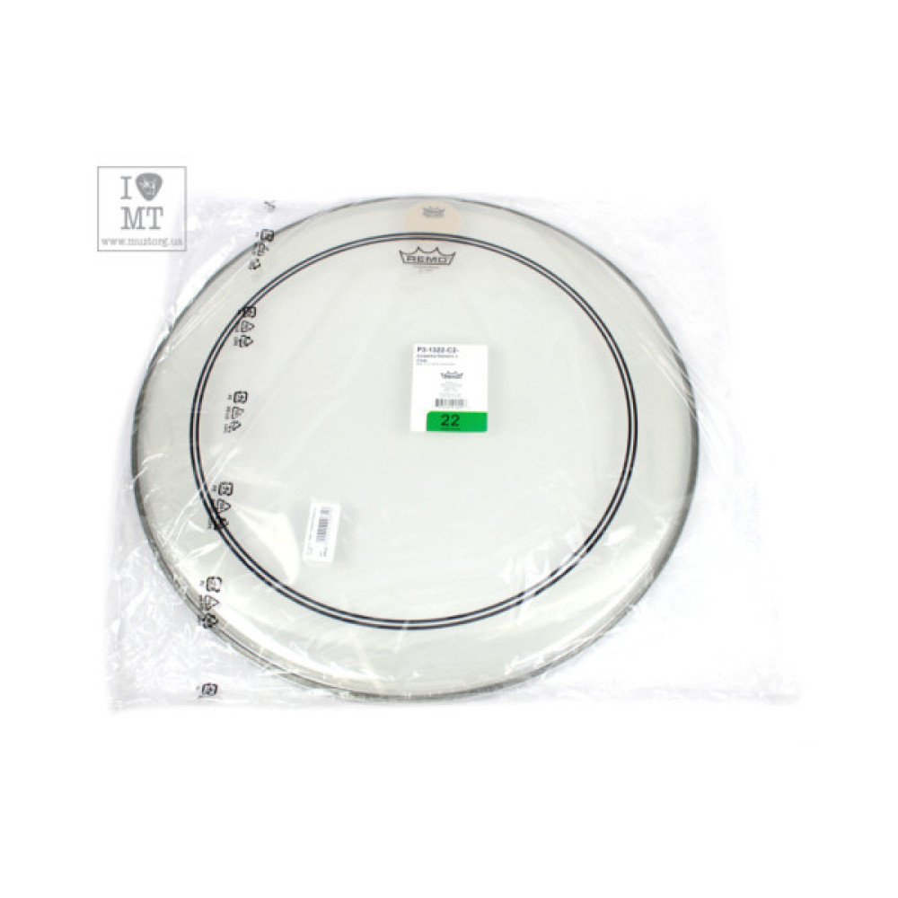 Пластик для барабана Remo Powerstroke 3 Clear 22" (209322)