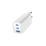 Зарядний пристрій Gembird USB-A + 2xType-C (PD18W + QC3.0 27W) white (TA-UC-PDQC65-01-W) Зарядний пристрій Gembird USB-A + 2xType-C (PD18W + QC3.0 27W) white (TA-UC-PDQC65-01-W)