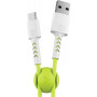 Дата кабель USB 2.0 AM to USB-C 1.0m Soft white/lime Pixus (4897058531169) Дата кабель USB 2.0 AM to USB-C 1.0m Soft white/lime Pixus (4897058531169)