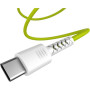 Дата кабель USB 2.0 AM to USB-C 1.0m Soft white/lime Pixus (4897058531169) Дата кабель USB 2.0 AM to USB-C 1.0m Soft white/lime Pixus (4897058531169)