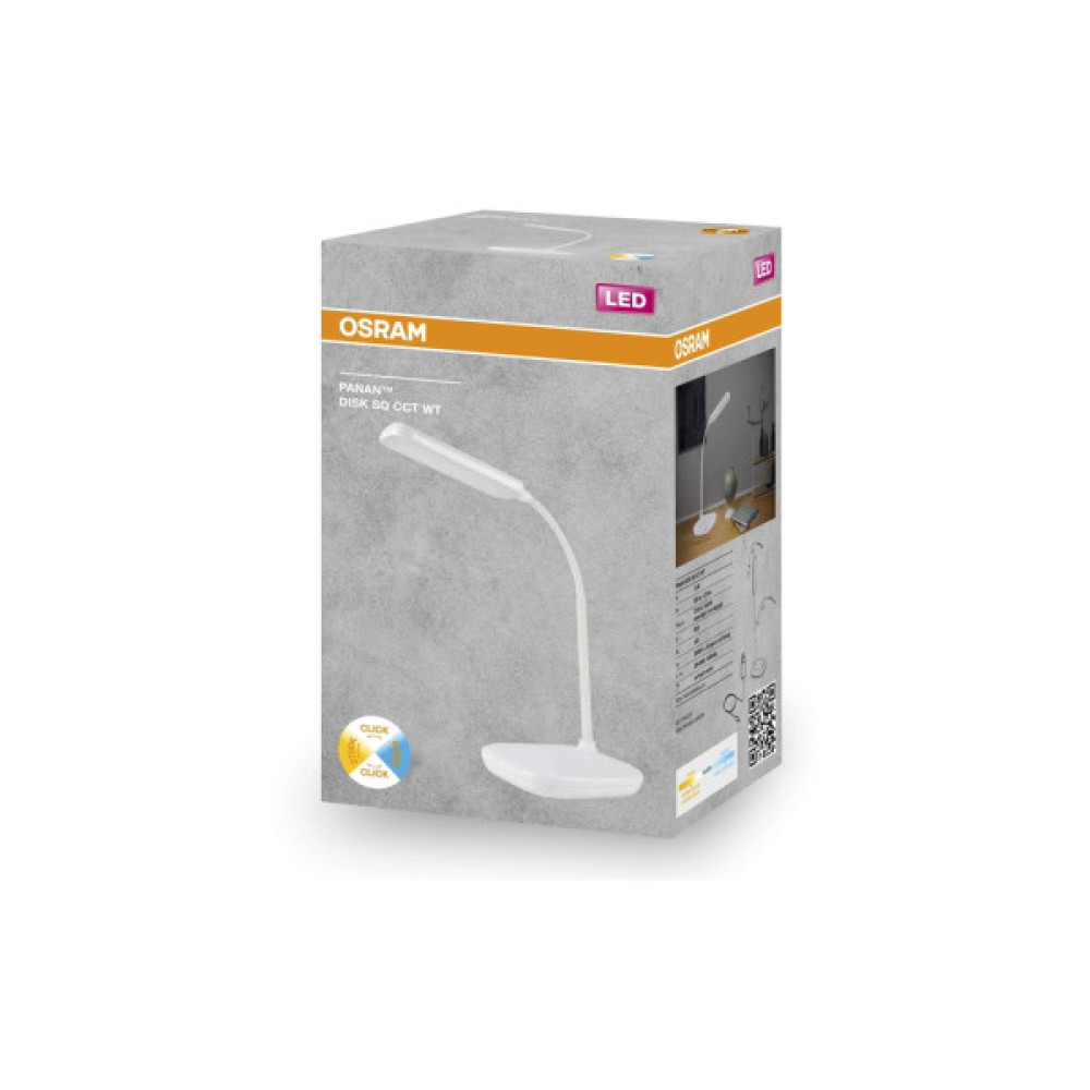 Настільна лампа LEDVANCE PANAN DISK SQ 12W, 3CCT, DIM (4099854363689)