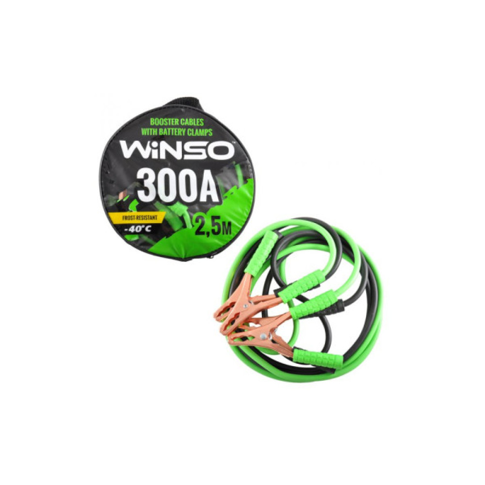 Дроти для запуску для автомобіля WINSO 300А, 2,5м (138310)