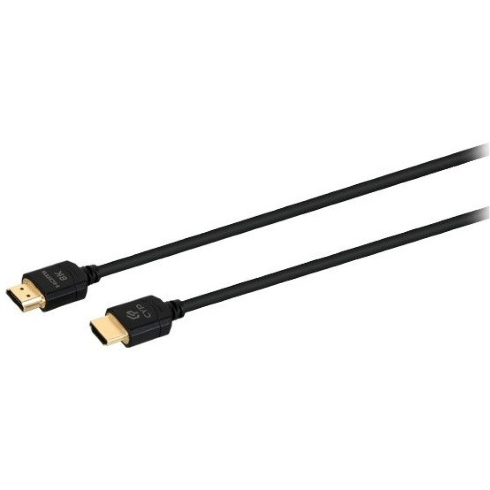 Кабель HDMI, Cypress CBL-H600-020, 8K certified, 2.0M, 30AWG Чорний