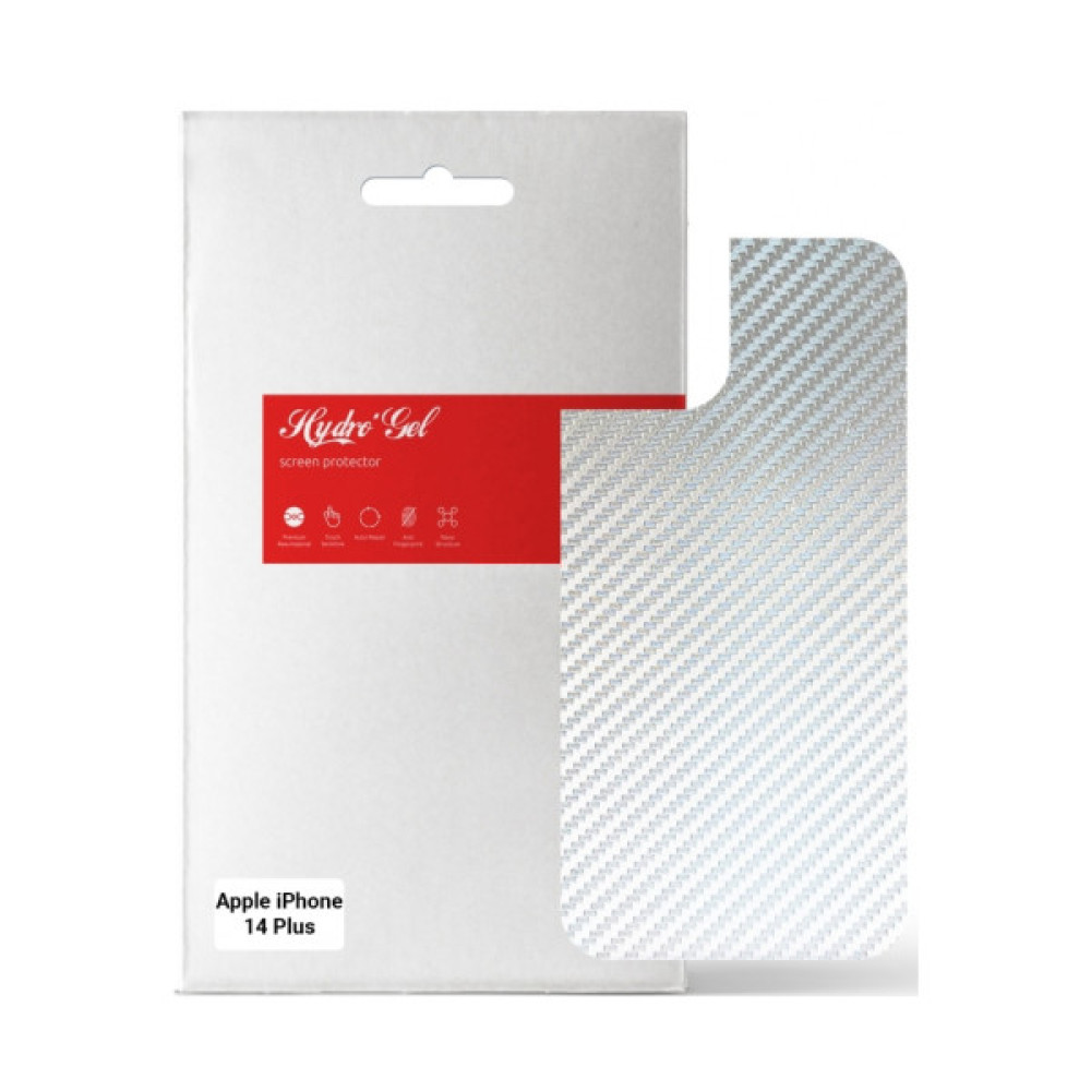 Плівка захисна Armorstandart back panel Apple iPhone 14 Plus Carbone Silver (ARM64966) Плівка захисна Armorstandart back panel Apple iPhone 14 Plus Carbone Silver (ARM64966)