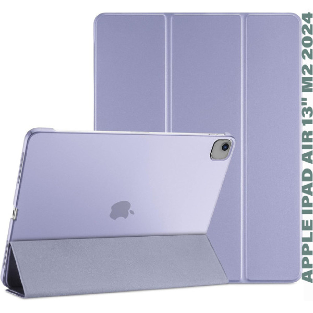 Чохол до планшета BeCover Tri Fold Hard Apple iPad Air 13" M2/M3 (2024/2025) Purple (711725) Чохол до планшета BeCover Tri Fold Hard Apple iPad Air 13" M2/M3 (2024/2025) Purple (711725)