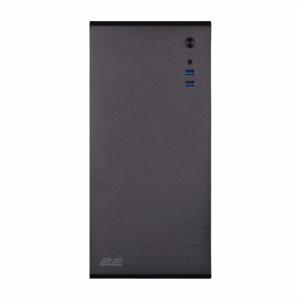 Корпус 2E Credo V200B-400 з БЖ 2E ATX400, 2xUSB3.0, 1x80мм, VGA 250мм, mATX, чорний
