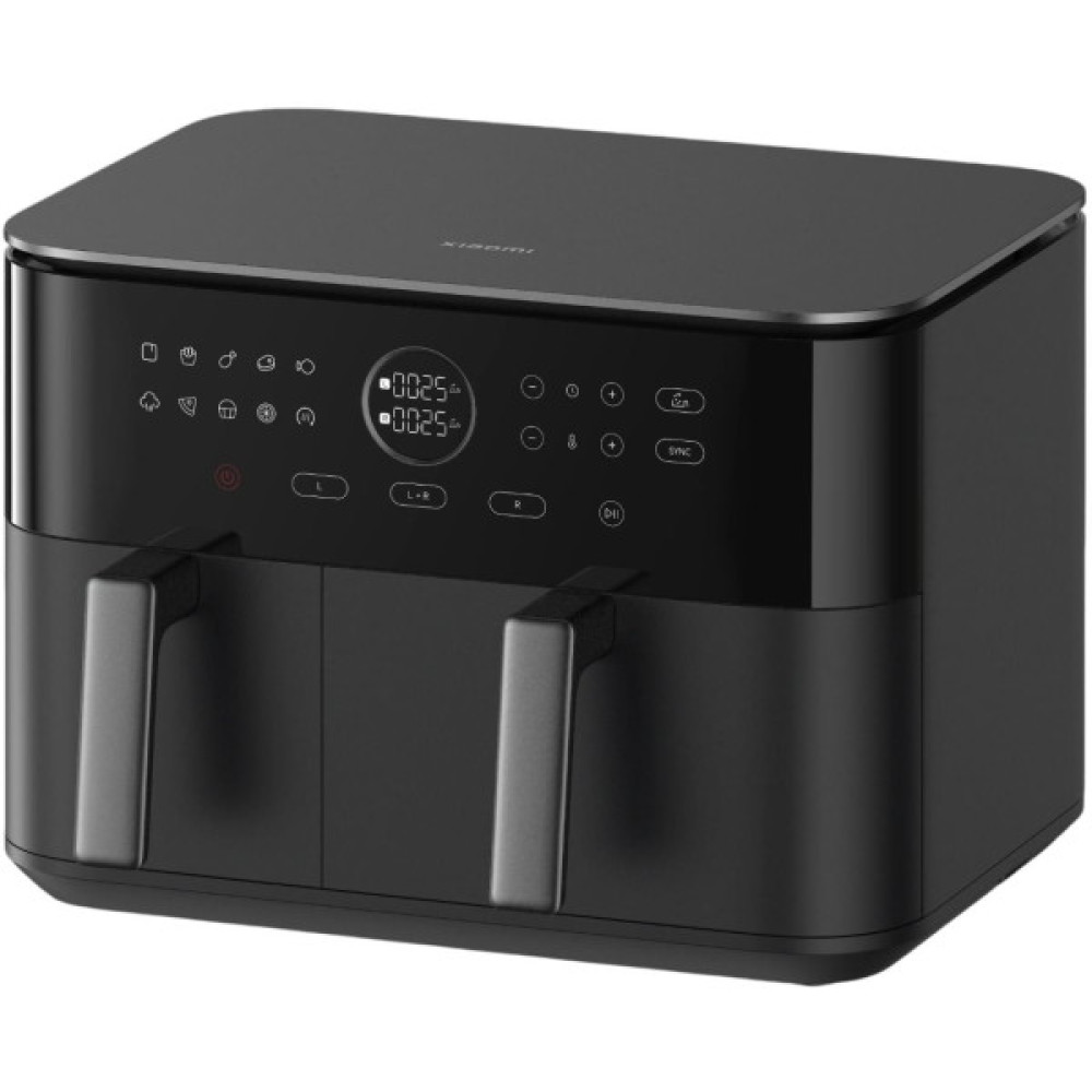 Мультипіч Xiaomi Dual Zone Air Fryer 10L 2700Вт, чаша-10л, сенсорне управл., пластик, чорний