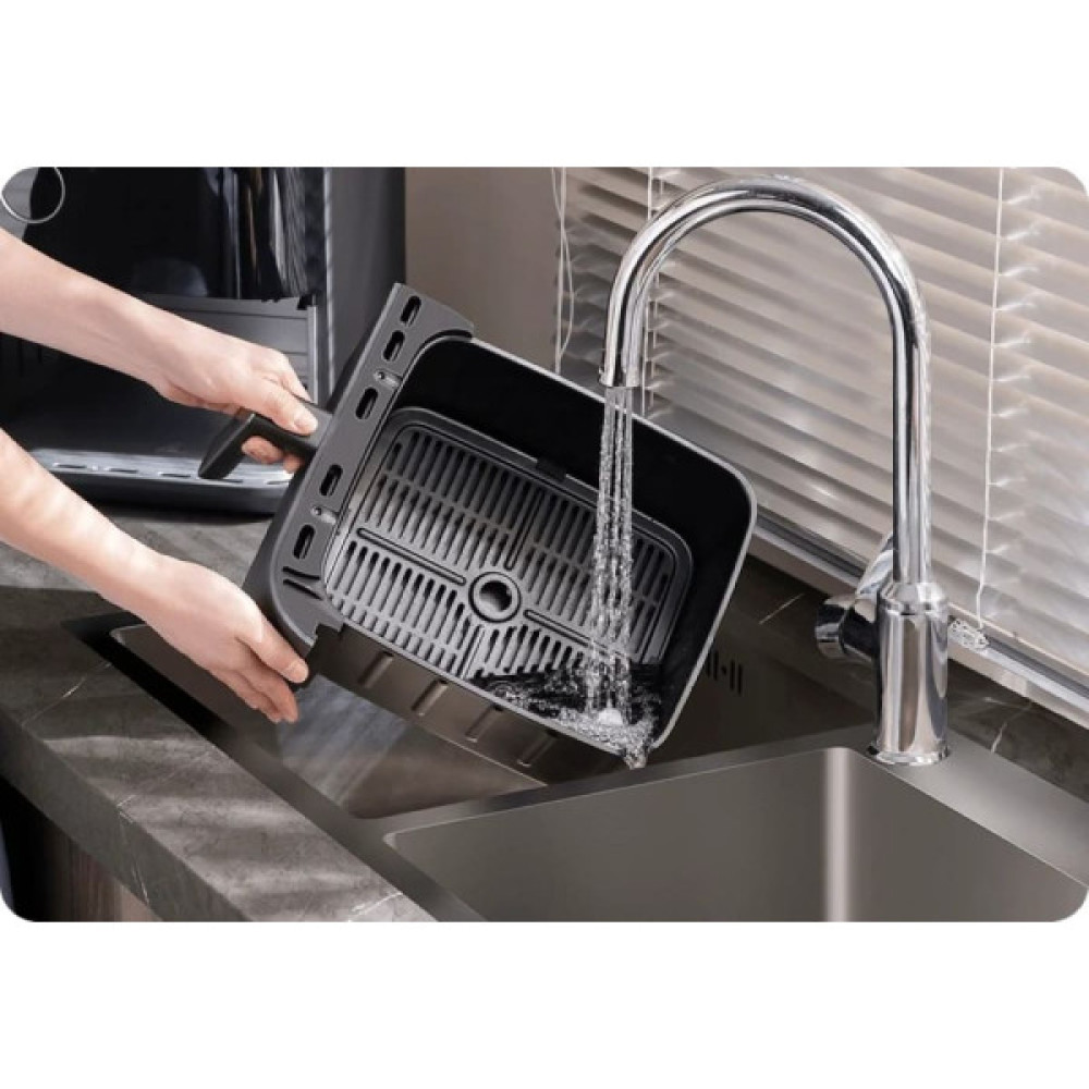 Мультипіч Xiaomi Dual Zone Air Fryer 10L 2700Вт, чаша-10л, сенсорне управл., пластик, чорний