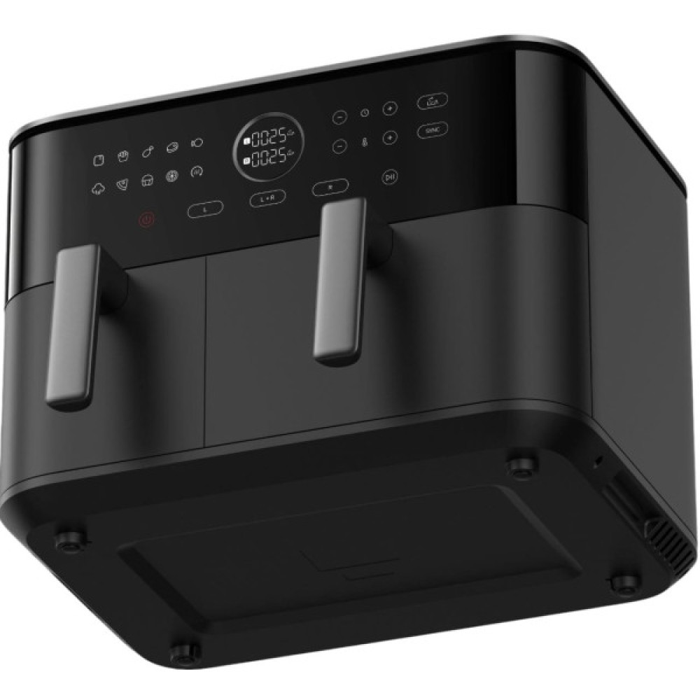 Мультипіч Xiaomi Dual Zone Air Fryer 10L 2700Вт, чаша-10л, сенсорне управл., пластик, чорний