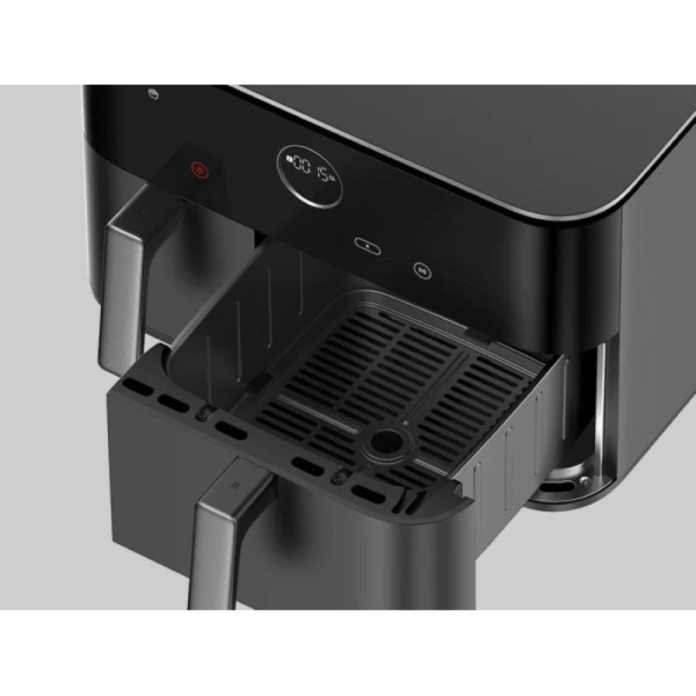 Мультипіч Xiaomi Dual Zone Air Fryer 10L 2700Вт, чаша-10л, сенсорне управл., пластик, чорний
