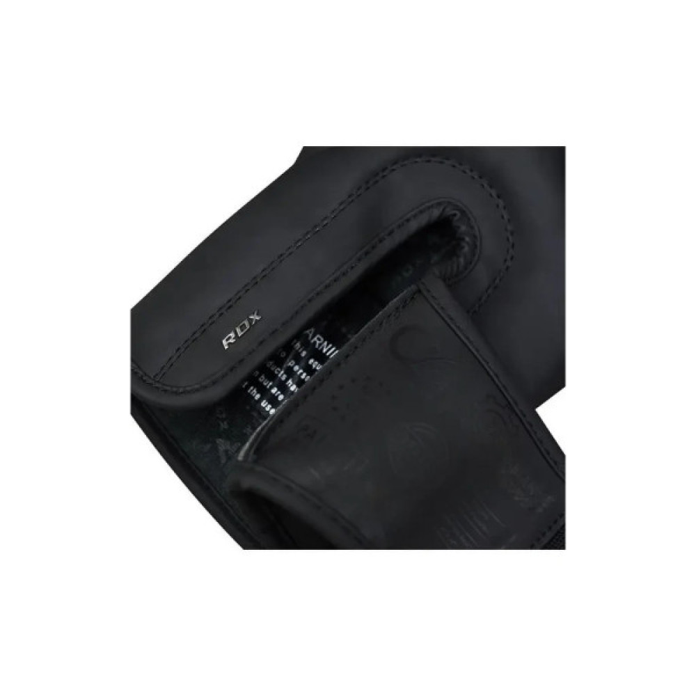 Боксерські рукавички RDX F15 Noir Matte Black 16 унцій (BGR-F15MB-16oz)