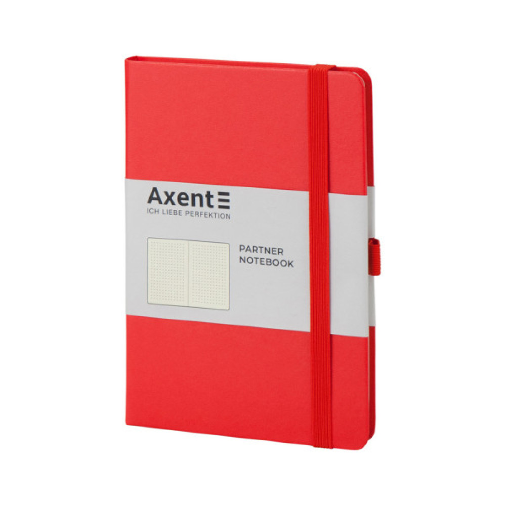 Книга записна Axent Partner 125х195 мм в точку 96 аркушів Червона (8306-05-A)