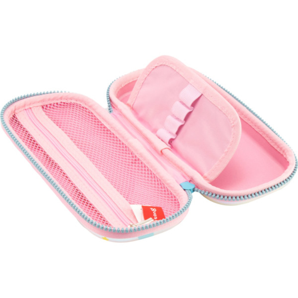 Пенал Cool For School з прихованим дзеркалом 1 відділення Фіолетовий (QT-5779-Purple)