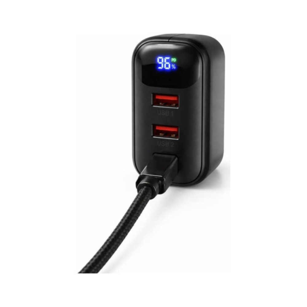 Батарея універсальна Extradigital 30000mAh, 22.5W, black (ED30PB)
