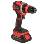 Шуруповерт Vitals Master, AU 1835aq BL Kit, 18V, АКБ 2x2Ah, 35Нм, 500·1500об/хв, кейс, 1.43кг (235977)
