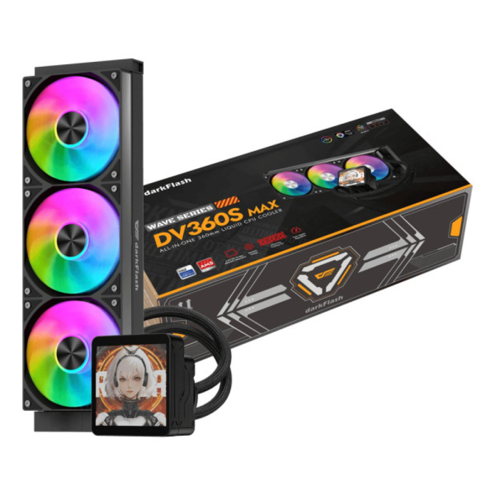 Система рідинного охолодження DARKFLASH DV360S MAX BLACK