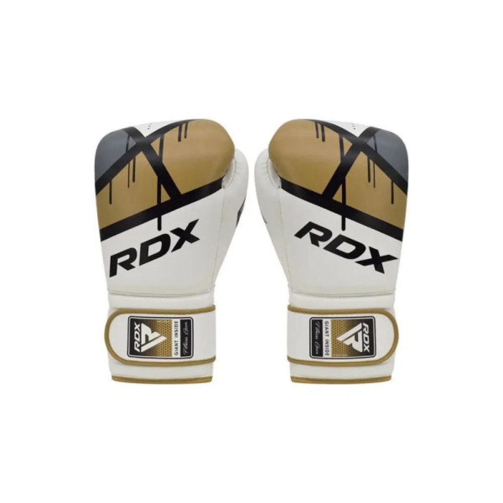 Боксерські рукавички RDX F7 Ego Golden 12 унцій (BGR-F7GL-12oz)