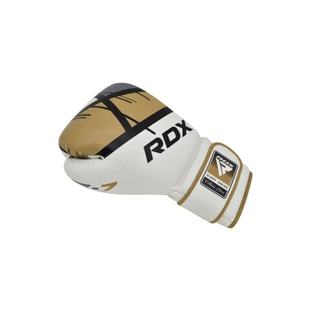 Боксерські рукавички RDX F7 Ego Golden 12 унцій (BGR-F7GL-12oz)