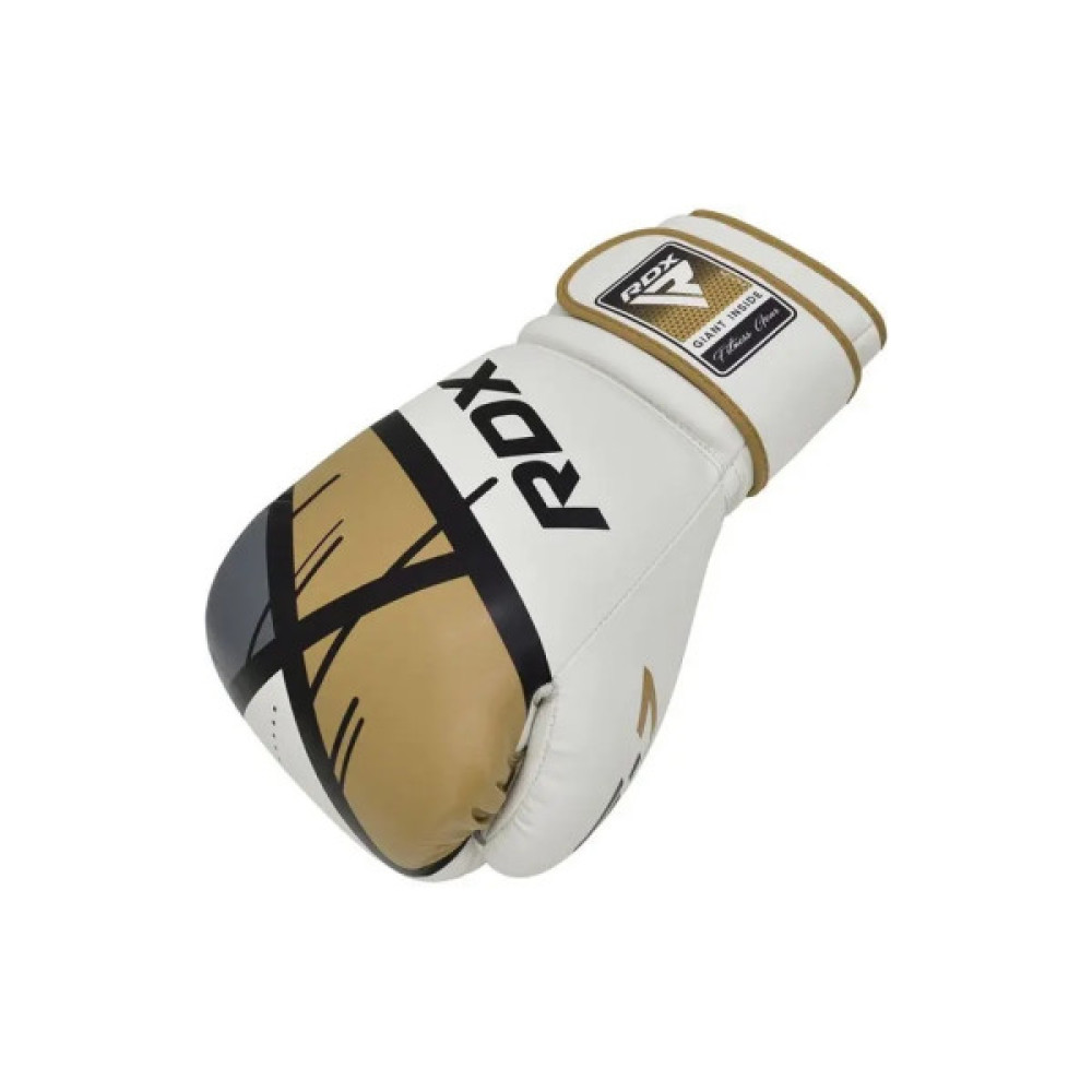 Боксерські рукавички RDX F7 Ego Golden 12 унцій (BGR-F7GL-12oz)