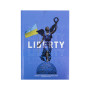 Канцелярська книга Axent Liberty А4, 96 аркушів, клітинка, синя (8422-551-A)