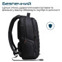 Рюкзак для ноутбука Promate 15.6" Rebel-BP Black (rebel-bp.black) Рюкзак для ноутбука Promate 15.6" Rebel-BP Black (rebel-bp.black)