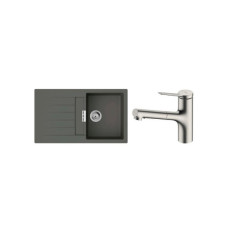 Мийка кухонна Hansgrohe S520-F345 + зміш. Zesis M33 (43356800)