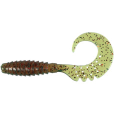 Силікон рибальський FishUP Fancy Grub 2" 019 - Motor Oil/Red (10шт/уп) (1864.13.85)