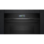 Духова шафа Siemens електрична, 71л, A+, пара, дисплей, конвекція, чорний