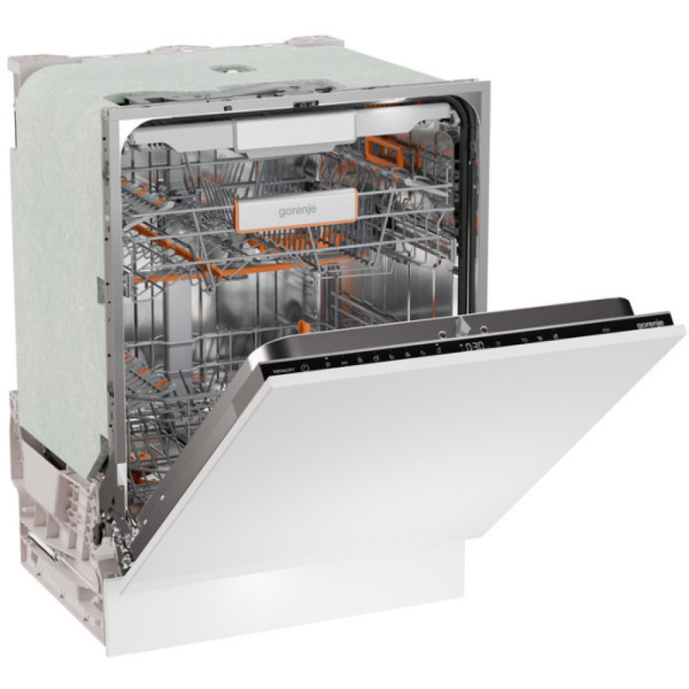 Посудомийна машина Gorenje вбудовувана, 16компл., A+++, 60см, інвертор,Wi-Fi, AquaStop, сенсорн.упр, 3и кошики, білий