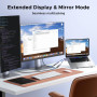 Кабель мультимедійний DisplayPort M to HDMI M 4K60Hz 18Gbps HDR10 3D Ugreen (95418)